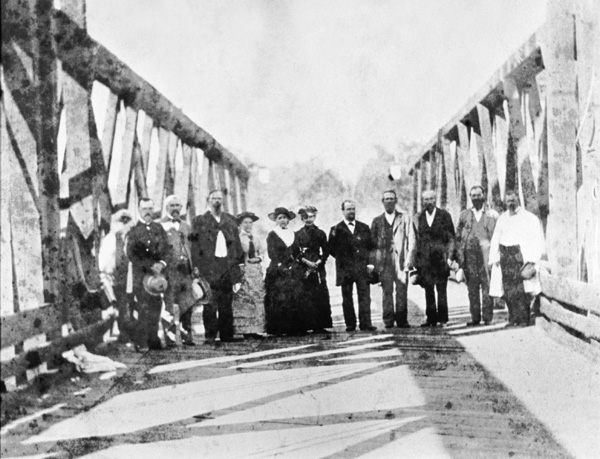 sc17321 "First toll bridge across Sacramento River, Chico, 1879."