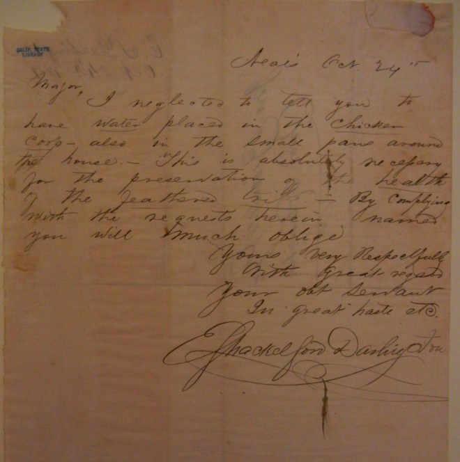 Letter courtesy California State Library, John Bidwell Papers.