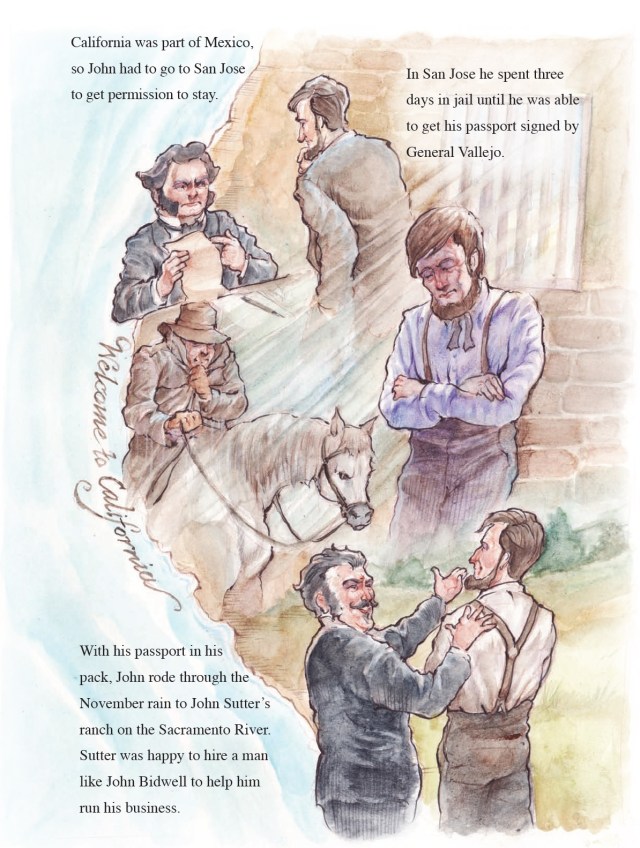 John Bidwell's first days in California.