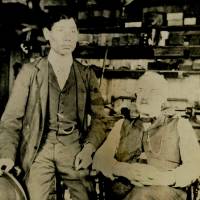 A photo, possibly showing Manjiro as a young man, recently found in the New Bedford Public Library.