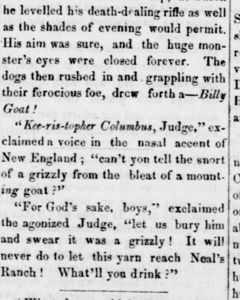 Issue Date DECEMBER 23 1854 page 2 bear story2