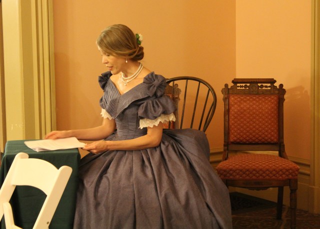 BMA Valentine Dinner 2019 Annie reading letter to John 042